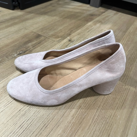 Madewell suede block heels  good condition sz  10 - Picture 1 of 8